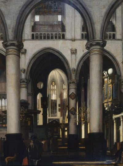 View of a Church Interior by Emanuel de Witte